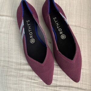 Rothy's Red Flats Sleek Modern Design
